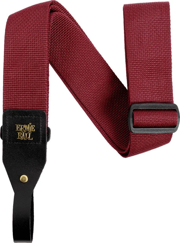 Ernie Ball Sangle Polypro Bordeaux pour Guitare Acoustique