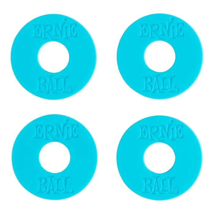 Ernie Ball Strap Blocks Bleu Pack de 4