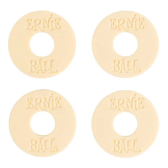 Ernie Ball Strap Blocks Crème Pack de 4