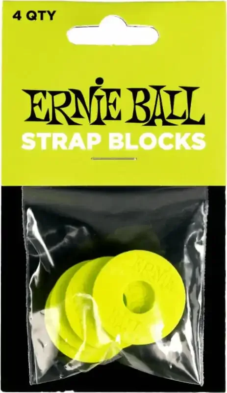Ernie Ball Strap Blocks Fermeture de sangle Green