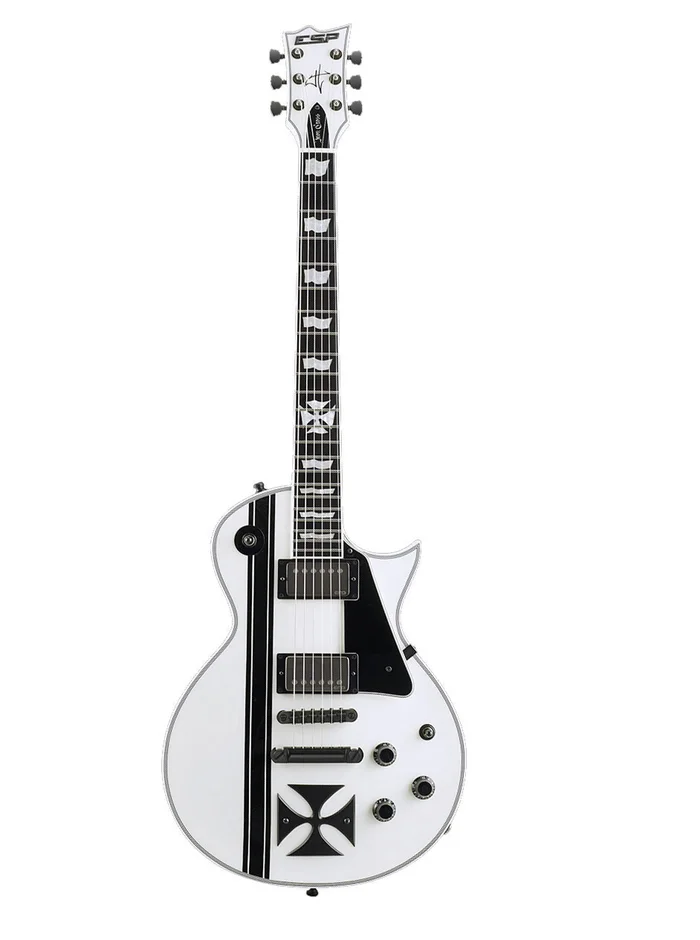 ESP Signature James Hetfield Ironcross Snow White