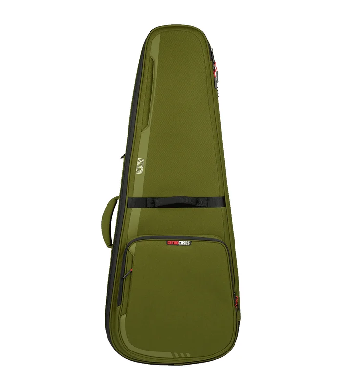 Etui softcase pour Guitare électrique GATOR G-ICON335-GRN – type 335 – vert kaki