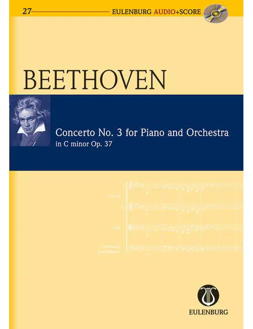Eulenburg Beethoven – Concerto No. 3 Ut Mineur Op. 37 – Piano et Orchestre