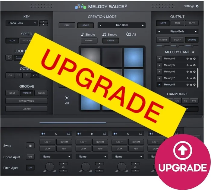 Evabeat Melody Sauce 2 Upgrade (Produit numérique)