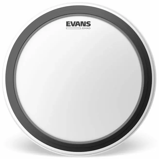 Evans BD18EMADCW EMAD Coated White 18″ Peaux de frappe