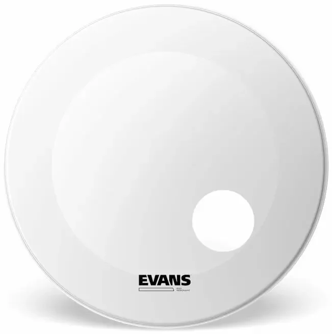 Evans BD20RGCW EQ3 Coated White 20&Prime; White Peaux de résonance