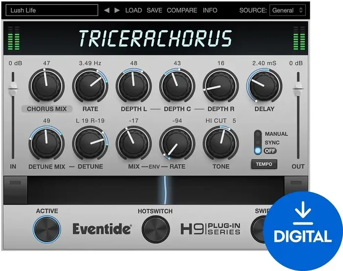 Eventide TriceraChorus (Produit numérique)