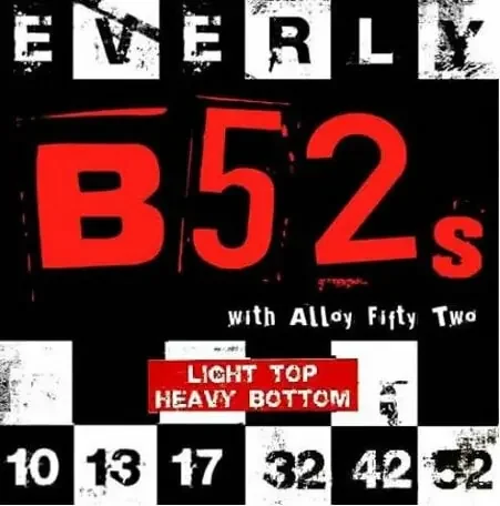 Everly B52 Rockers 10-52 Cordes pour guitares électriques