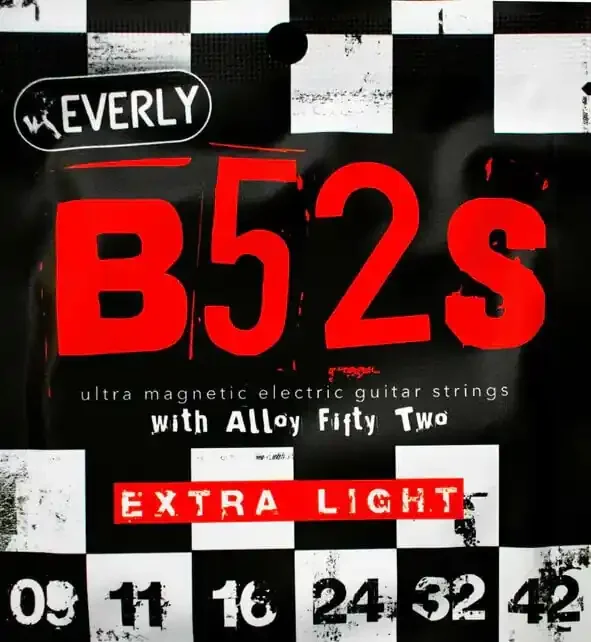 Everly B52 Rockers 9-42 Cordes pour guitares électriques