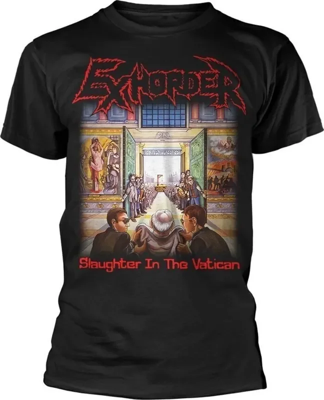 Exhorder T-shirt Slaughter In The Vatican Unisex Black XL