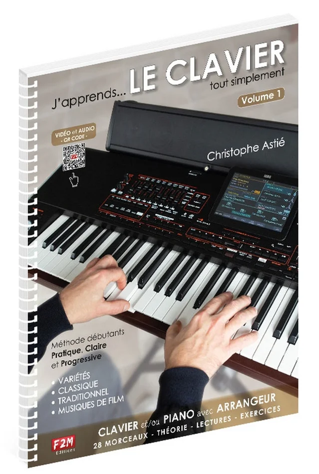 F2M Editions Christophe Astie – J’apprends Le Clavier – Volume 1