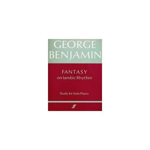 Faber Music Benjamin George – Fantasy On Iambic Rhythm – Piano Solo
