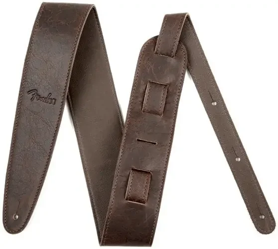 Fender 2,5‘‘ Artisan Crafted Courroie de guitare Brown