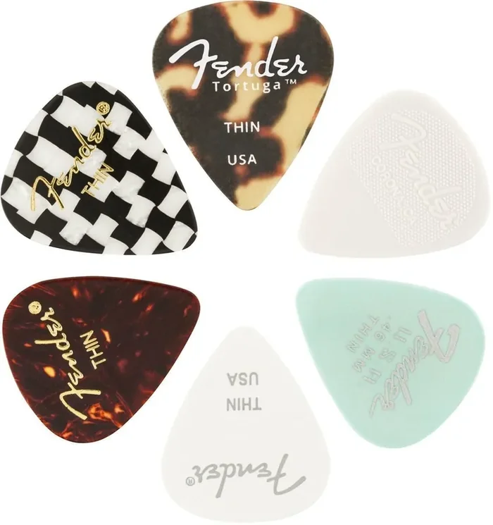 Fender 351 Shape Material Medley 6 Médiators