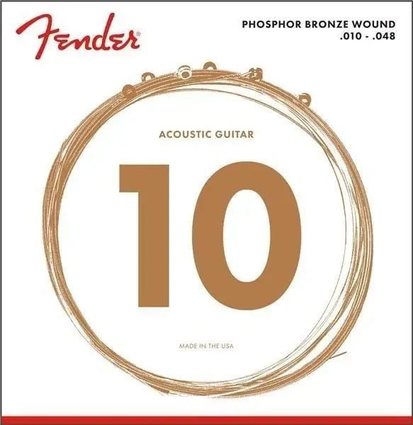 Fender 60 Phosphor Bronze Ball XL 10-48 Cordes de guitares acoustiques