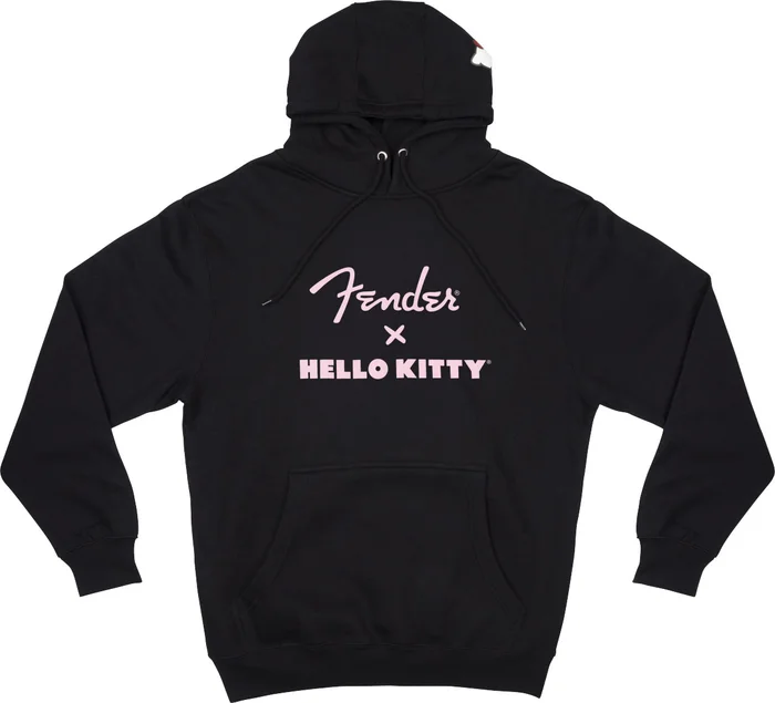 FENDER Hello Kitty Logo Hoodie, Blk, L