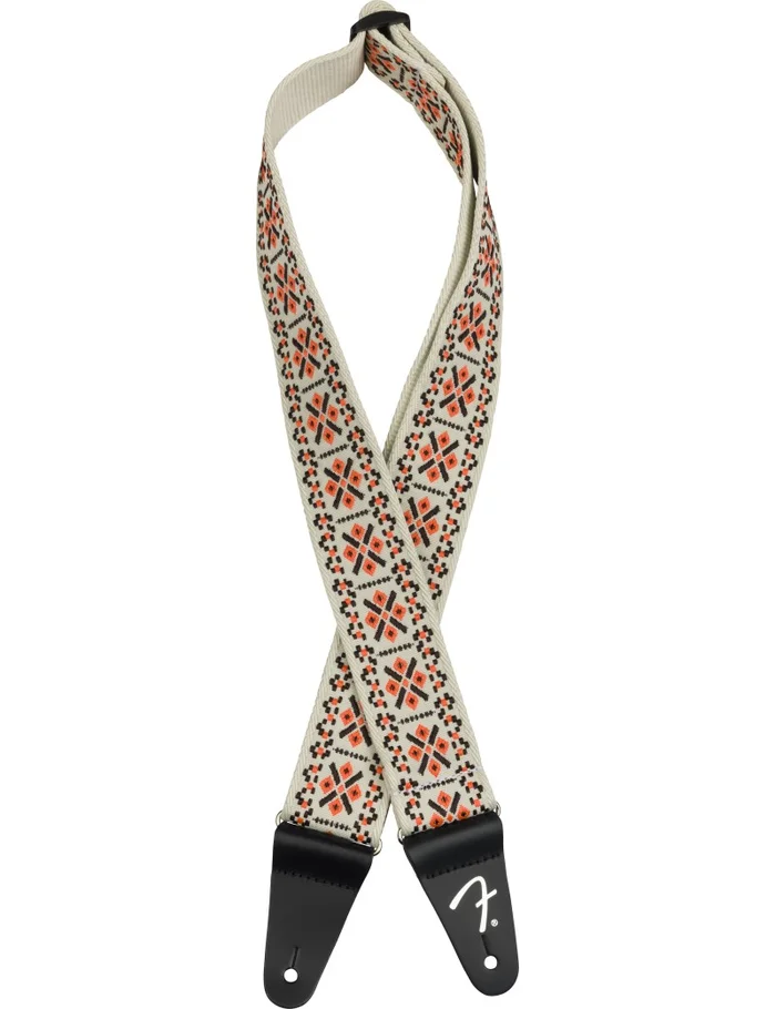 Fender sangle Pasadena woven strap lattice orange