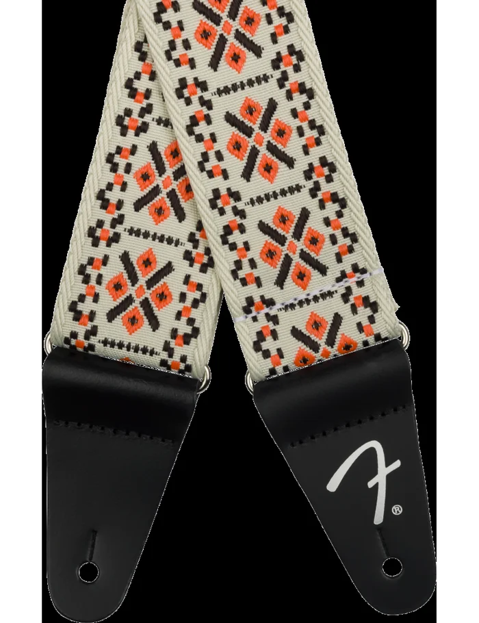 Fender sangle Pasadena woven strap lattice orange – Image 3