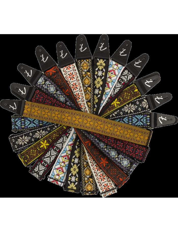 Fender sangle Pasadena woven strap lattice orange – Image 4