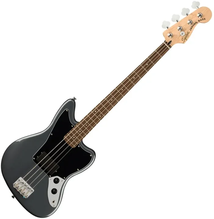 Fender Squier Affinity Series Jaguar Bass Charcoal Frost Metallic Basse électrique
