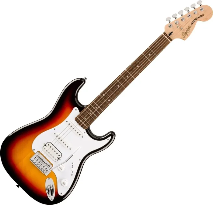 Fender Squier Affinity Series Stratocaster Junior HSS LRL 3-Color Sunburst Guitare électrique