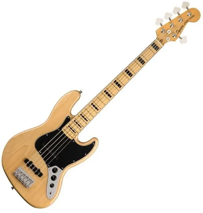 Fender Squier Classic Vibe ‘70s Jazz Bass V MN Natural Basse 5 cordes