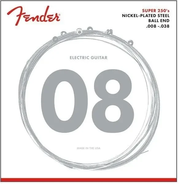 Fender Super 250‘s Extra Super Light Cordes pour guitares électriques