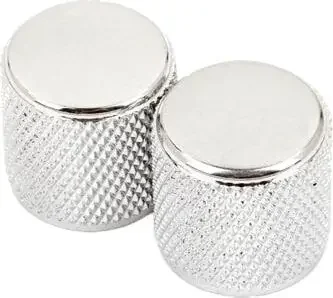 Fender Telecaster/Precision Bass Knurled Chrome Bouton de controle