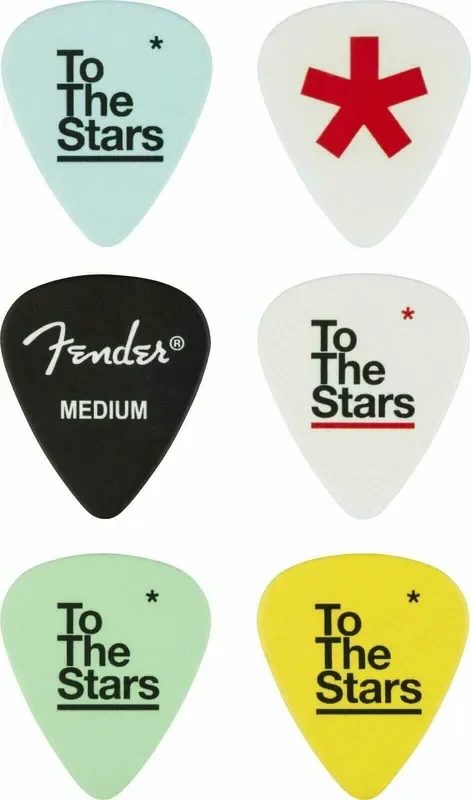 Fender Tom DeLonge 351 Celluloid Picks Médiators