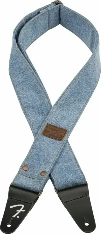 Fender Wrangler Denim Strap Sangle pour guitare Light Indigo