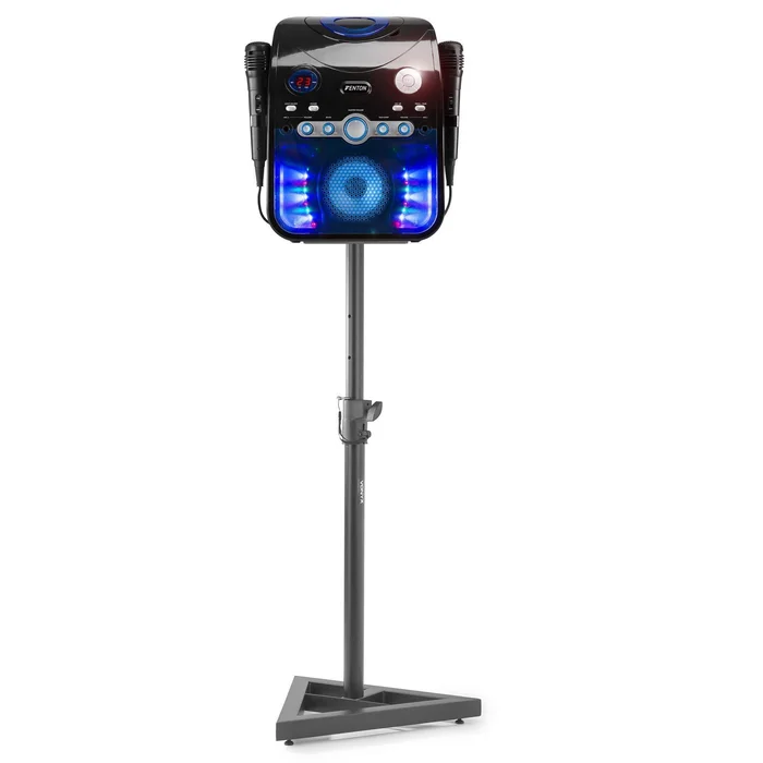 Fenton SBS20B – Ensemble Karaoké avec Bluetooth et Support – Noir