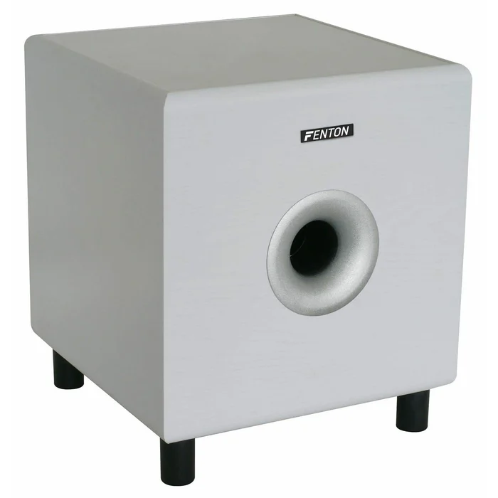 Fenton SHFS010W – Subwoofer Caisson de Basse Amplifié 10″ – Blanc