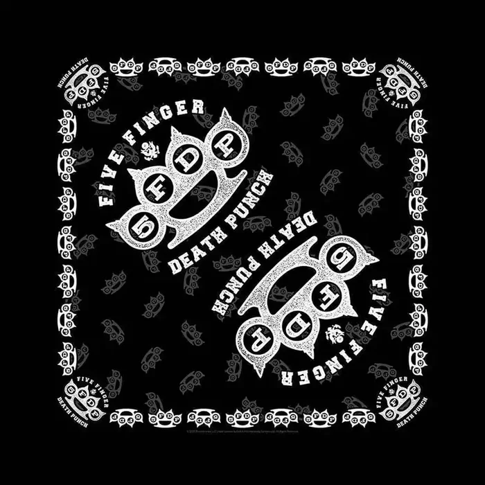 Five Finger Death Punch Foulard Knuckles Black