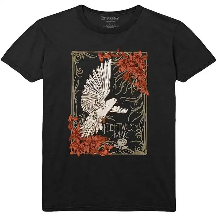 Fleetwood Mac T-shirt Dove Unisex Black S