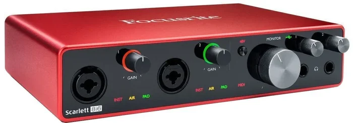 Focusrite Scarlett 8i6 3rd Generation Interface audio USB