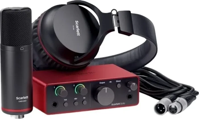 Focusrite Scarlett Solo Studio 4th Gen Interface audio USB