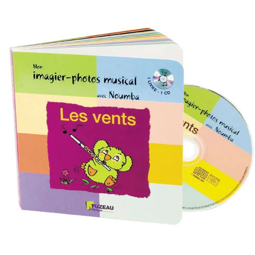 FUZEAU Saint-james Guillaume – Mon Imagier-photos Musical Avec Noumba Les Vents – Livre + CD