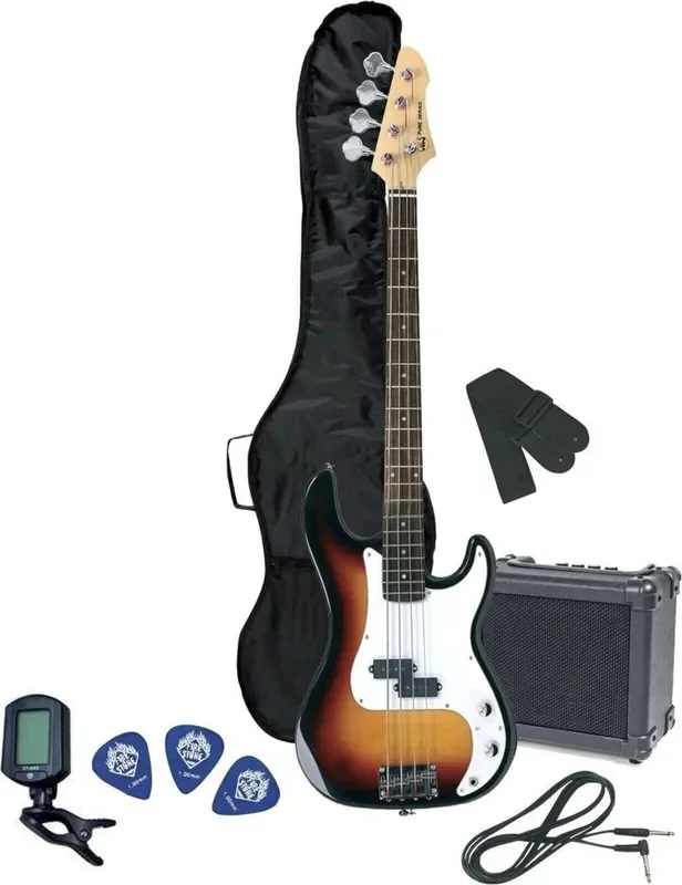 GEWA E-Bass RCB-100 3-Tone Sunburst Basse électrique