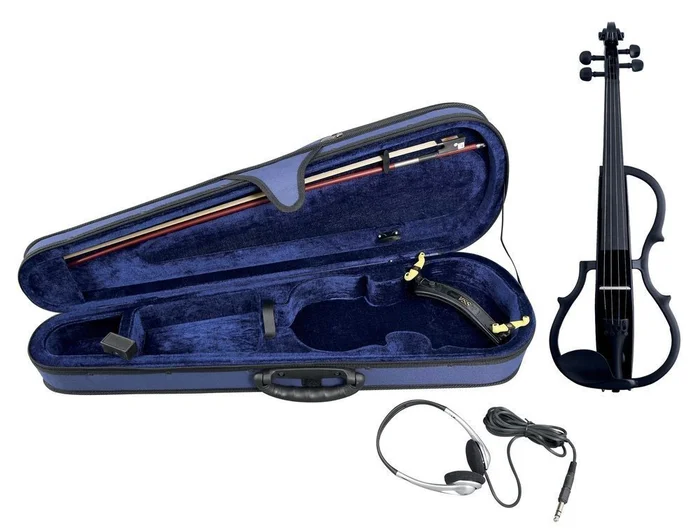 GEWA Violon Élec 4/4 – Noir