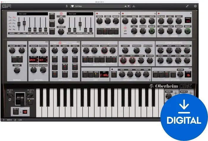 GForce Oberheim OB-X (Produit numérique)