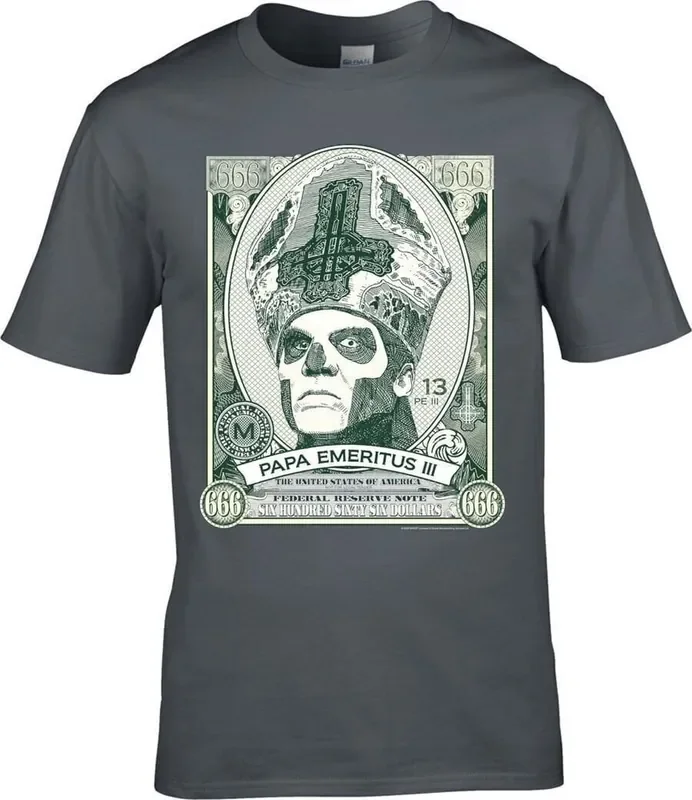 Ghost T-shirt Papa Emetirus Iii Unisex Grey L