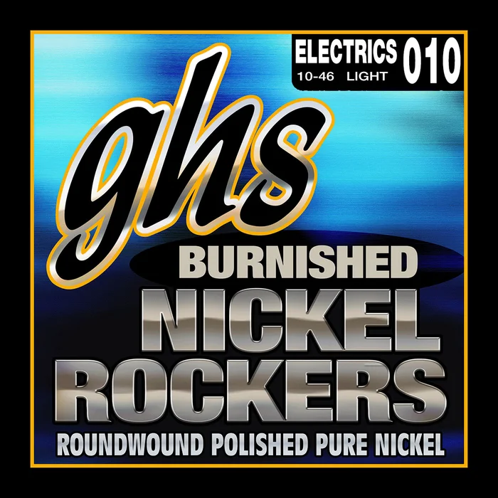 GHS BNR-L Burnished Nickel Rockers Light 10-46