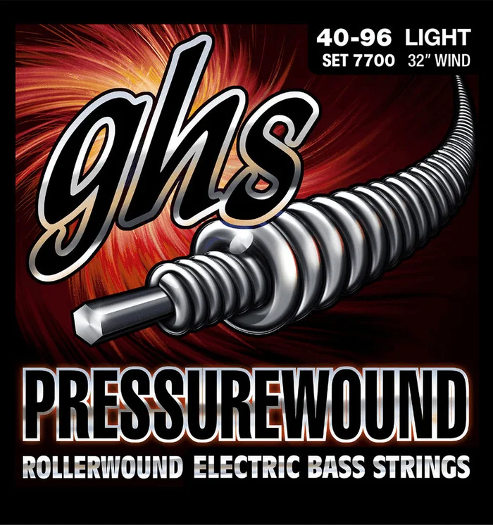 GHS Jeu de Cordes Basse 7700 Pressurewound 1/2 Rond