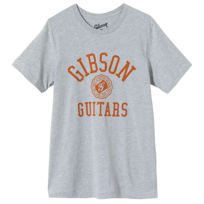GIBSON Accessories Collegiate Tee Heather Gray Taille M