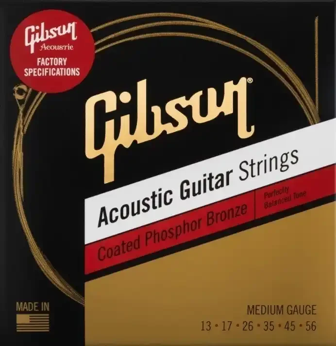 Gibson Coated Phosphor Bronze 13-56 Cordes de guitares acoustiques