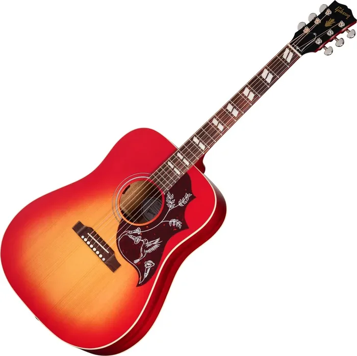 Gibson Hummingbird Special Satin Vintage Cherry Sunburst Guitare Dreadnought acoustique-électrique