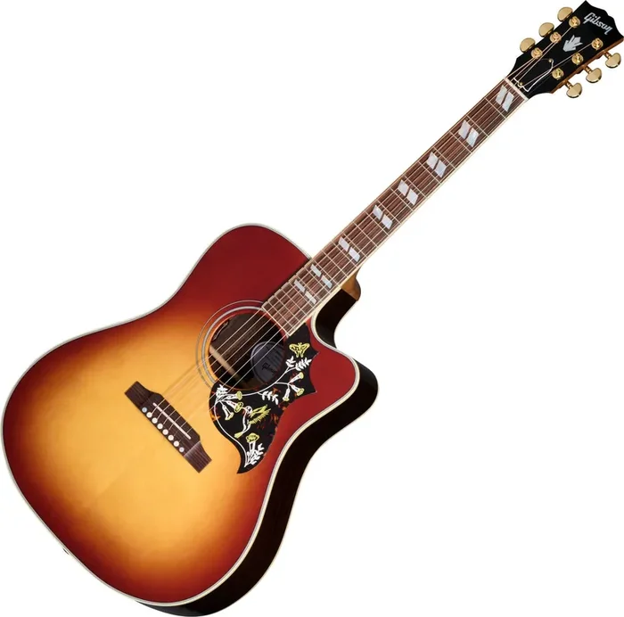Gibson Hummingbird Standard Rosewood EC Rosewood Burst Guitare Dreadnought acoustique-électrique