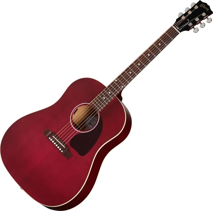 Gibson J-45 Special Satin Wine Red Guitare Dreadnought acoustique-électrique