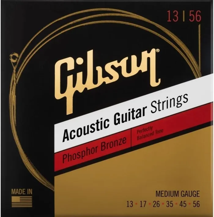Gibson Phosphor Bronze 13-56 Cordes de guitares acoustiques