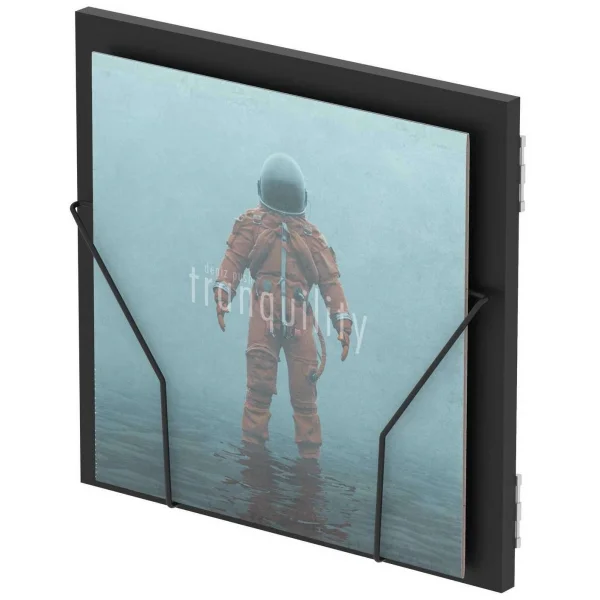 Glorious DJ RECORD BOX DISPLAY DOOR BLACK